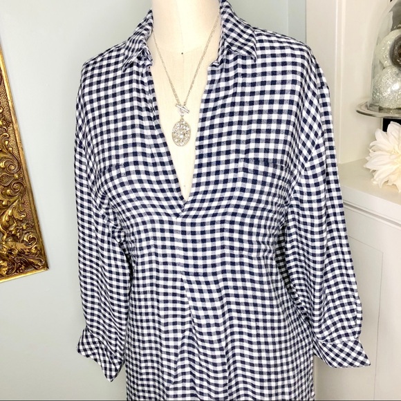 Zara Black & White Flannel Check Shirt XS - Picture 3 of 8